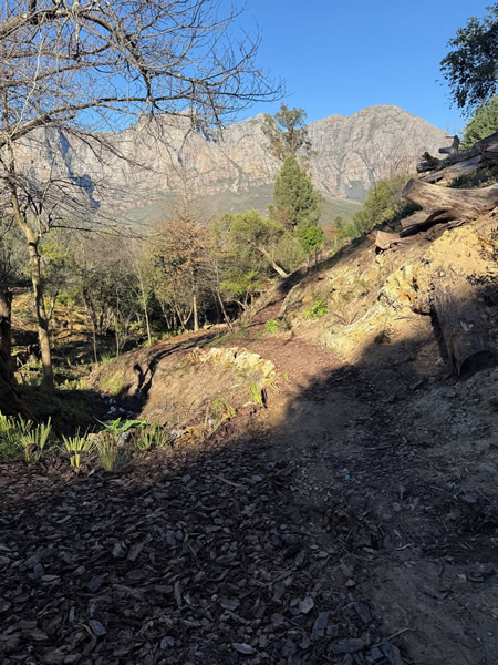 Green area walkways and view Grootdrakennstein